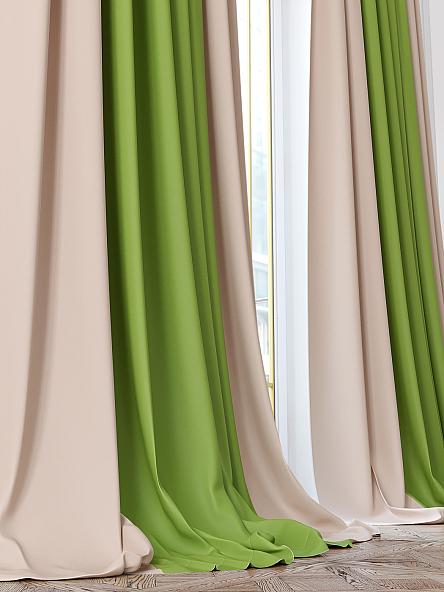 Комплект штор Оливирс (зеленый) - фото 2