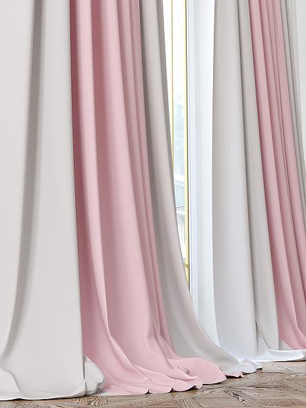 Комплект штор Лиронсас (розовый) - фото 2