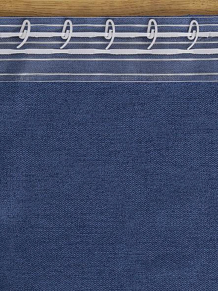 Комплект штор Ламрит (синий) 270см - фото 6