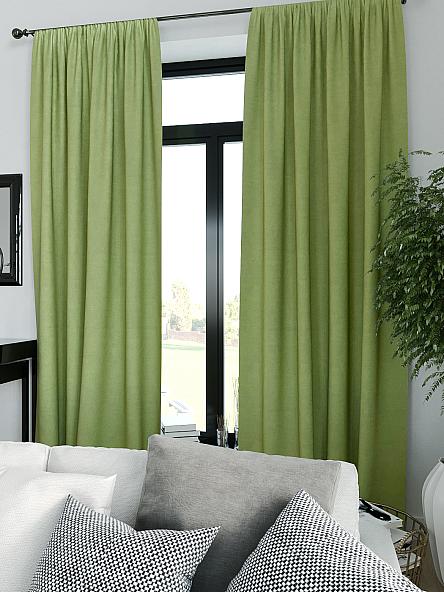 Комплект штор Ферант (зеленый) - фото 4