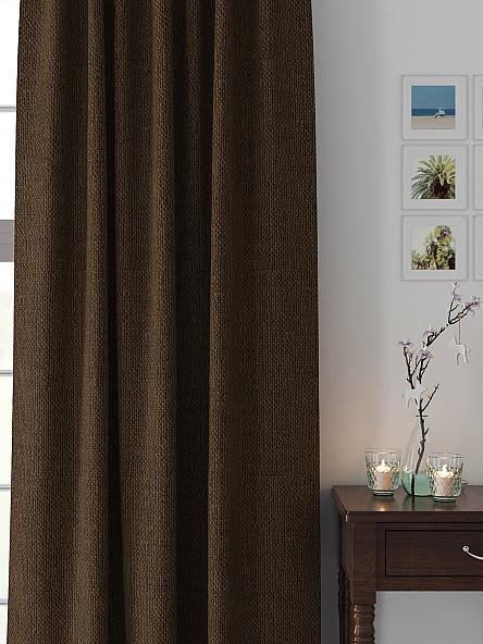 Комплект штор Лерониос (коричневый) - фото 2