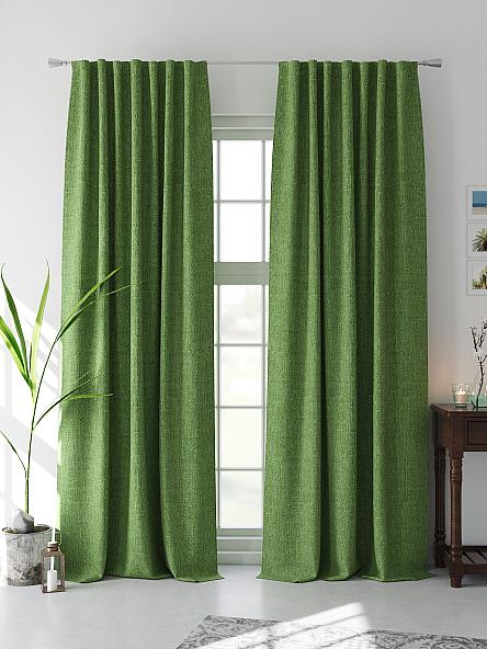 Комплект штор Лерониос (зеленый) - фото 4