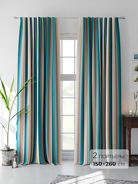 Комплект штор Лангрионс (бирюза)