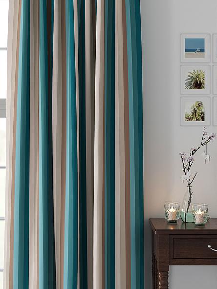 Комплект штор Лангрионс (бирюза) - фото 2