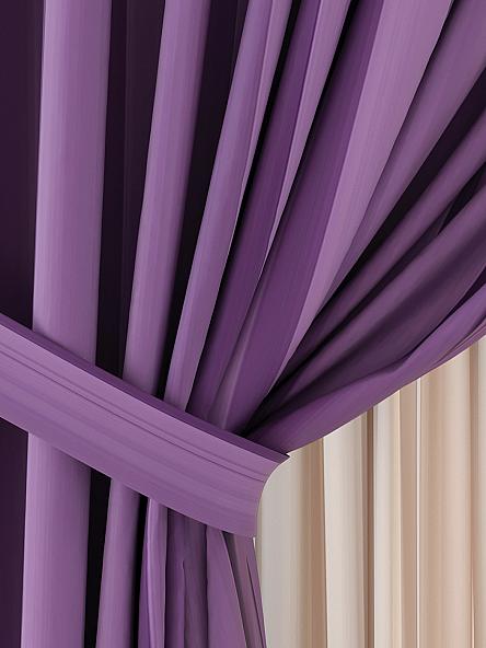 Комплект штор Блиронс (фиолетовый) - фото 3