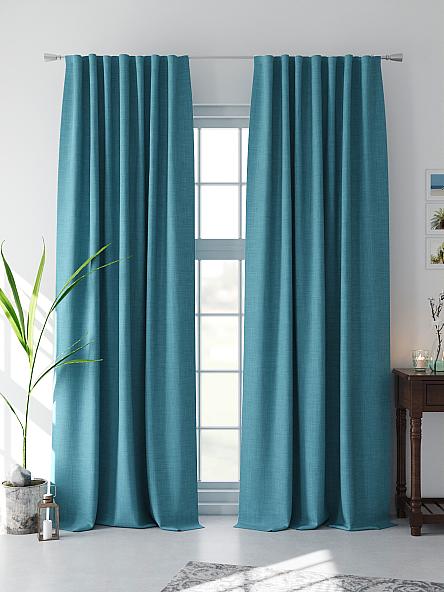 Комплект штор Белисси (аквамарин) - фото 4