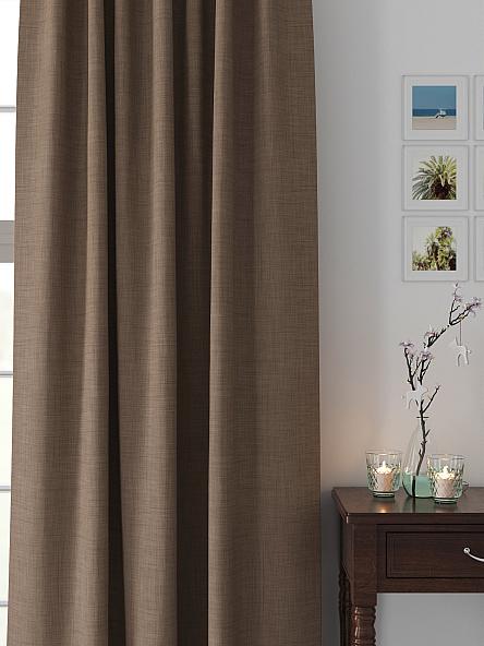 Комплект штор Белисси (коричневый) - фото 2