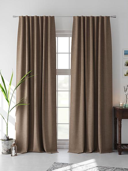 Комплект штор Белисси (коричневый) - фото 4