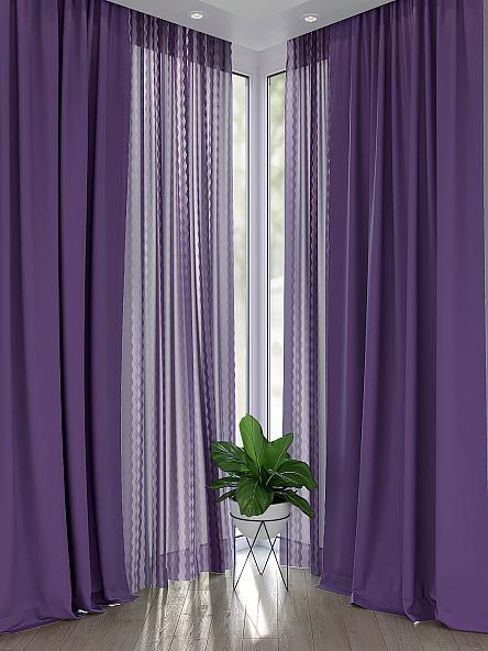 Комплект штор Глейдери (фиолетовый) - фото 2