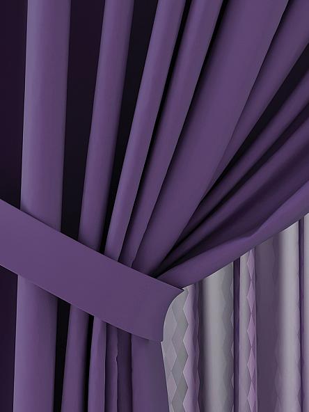 Комплект штор Глейдери (фиолетовый) - фото 3