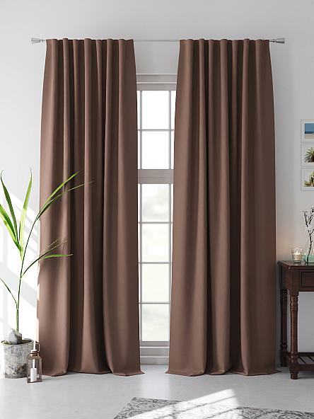 Комплект штор Глейдери (коричневый) - фото 4