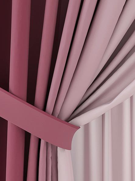 Комплект штор Деленри (розовый) - фото 3