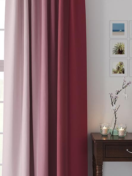 Комплект штор Деленри (розовый) - фото 2