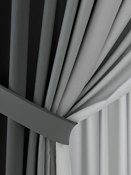 Комплект штор Деленри (серый) - фото 3