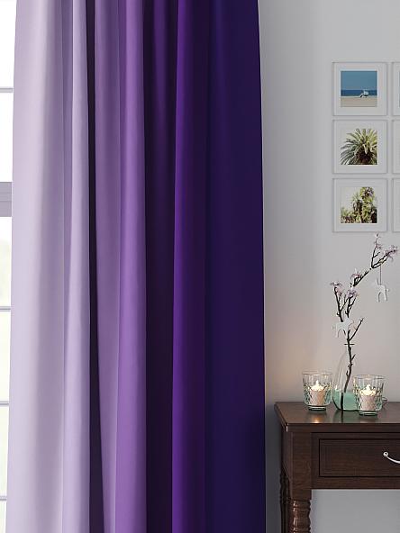 Комплект штор Деленри (фиолетовый) - фото 2
