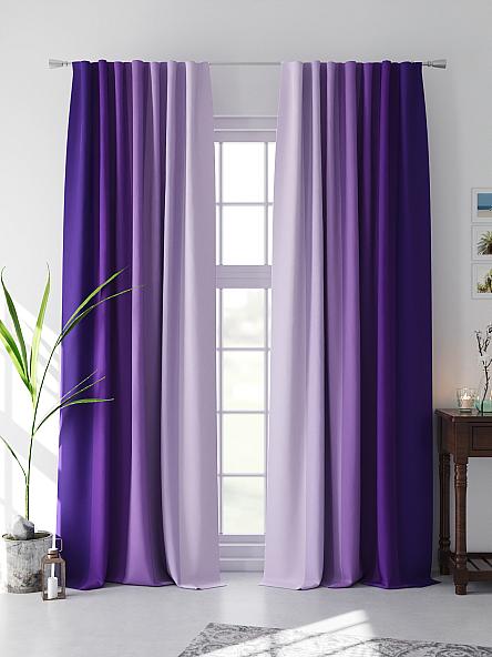Комплект штор Деленри (фиолетовый) - фото 4