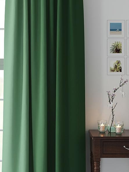 Комплект штор Лендрис (зеленый) - фото 2