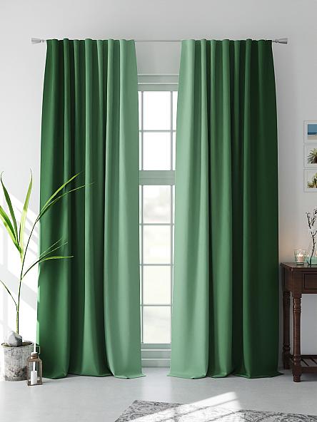 Комплект штор Лендрис (зеленый) - фото 4