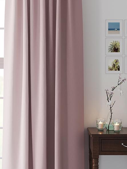 Комплект штор Лендрис (пыльная роза) - фото 2