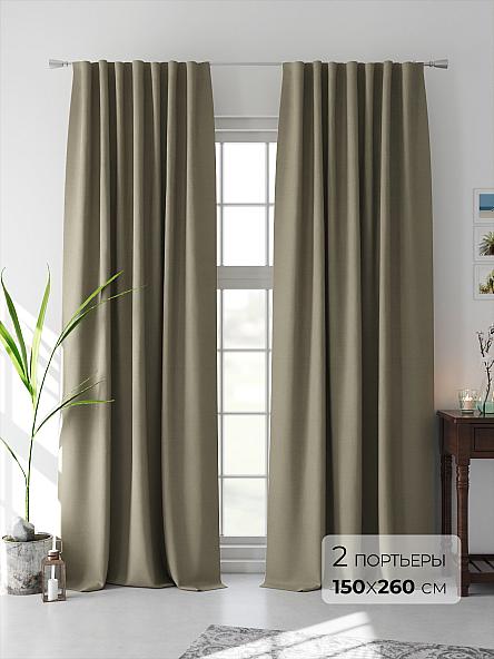 Комплект штор Элдринс (болотный)