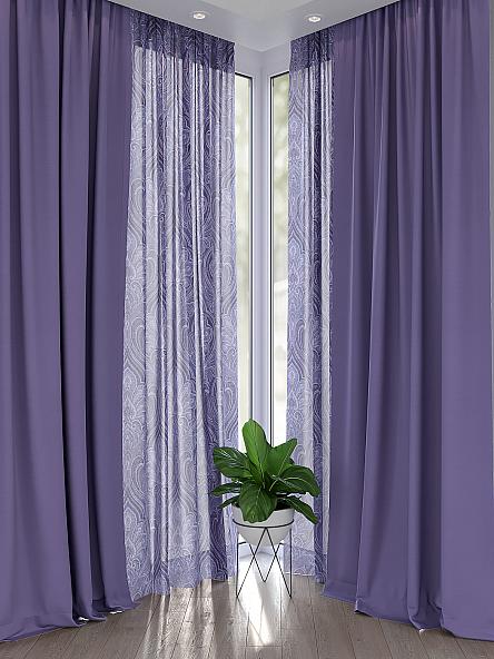 Комплект штор Элдринс (фиолетовый) - фото 2
