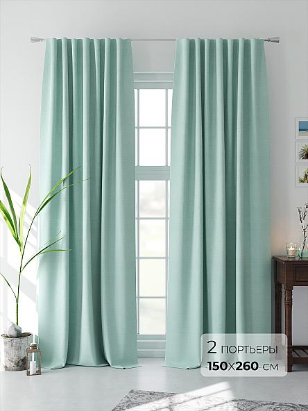 Комплект штор Ролнос (бирюзовый)