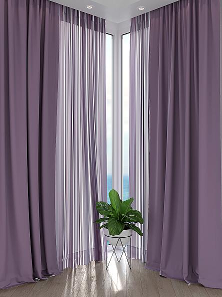 Комплект штор Флетрис (фиолетовый) - фото 2