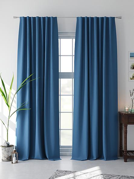 Комплект штор Флетрис (синий) - фото 4