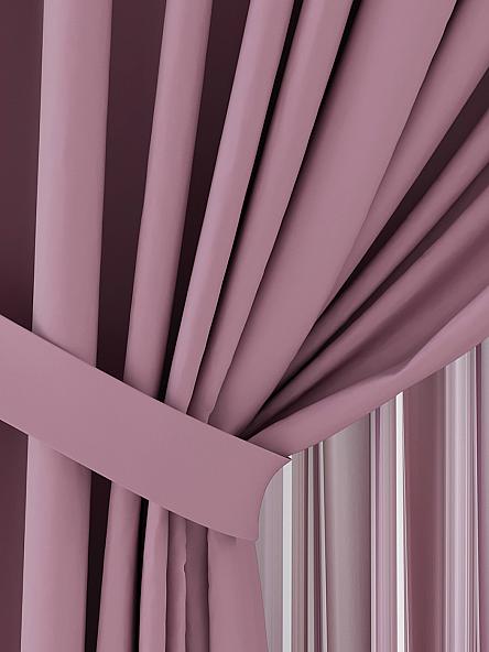 Комплект штор Флетрис (розовый) - фото 3