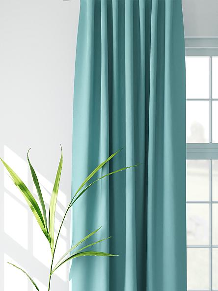Комплект штор Флетрис (бирюза) - фото 3