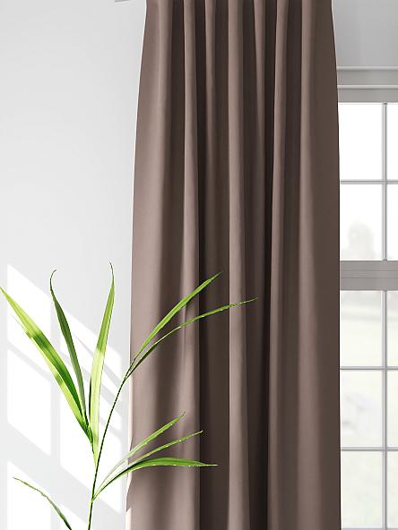 Комплект штор Флетрис (серо-коричневый) - фото 3