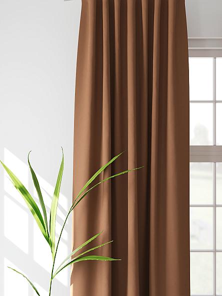 Комплект штор Флетрис (коричневый) - фото 3