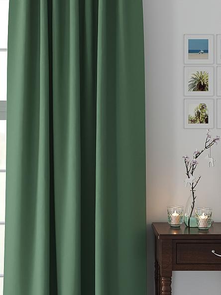 Комплект штор Флетрис (изумрудный) - фото 2