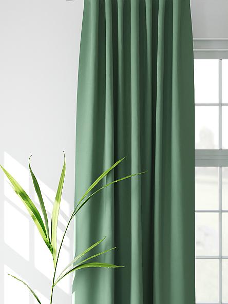 Комплект штор Флетрис (изумрудный) - фото 3