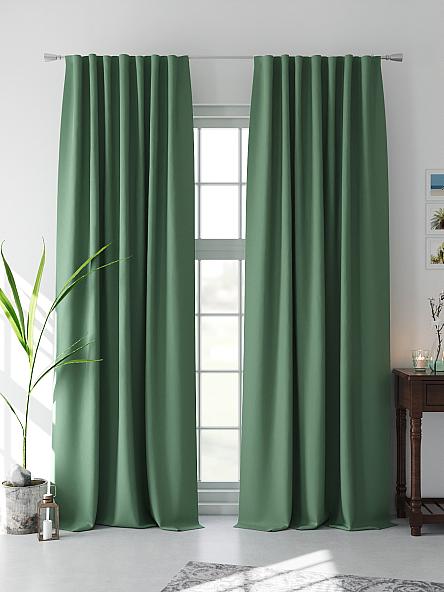 Комплект штор Флетрис (изумрудный) - фото 4