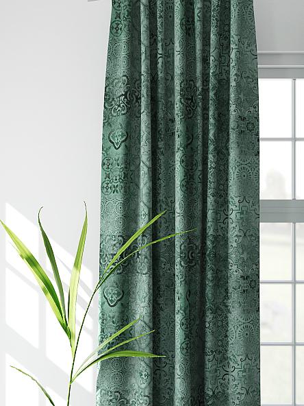 Комплект штор Линтрос (темно-бирюзовый) - фото 3