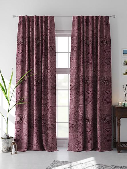 Комплект штор Линтрос (ягодный) - фото 4