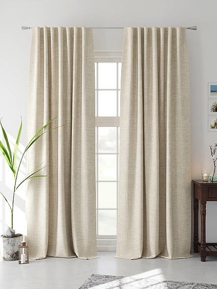 Комплект штор Ронилис (оливково-бежевый) - фото 4