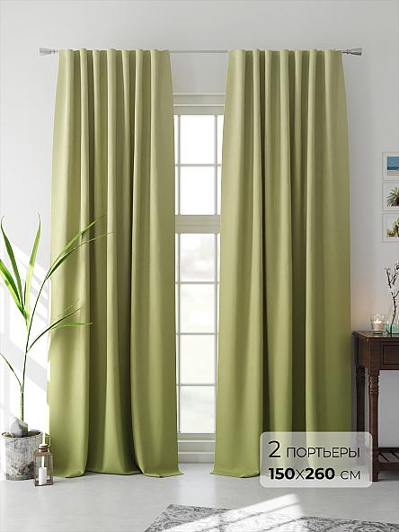 Комплект штор Элтис (зеленый)