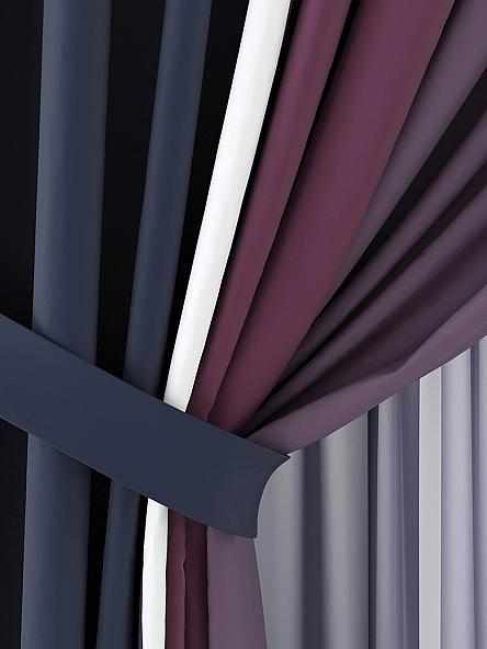 Комплект штор Эмрионс (фиолетовый графит) - фото 3