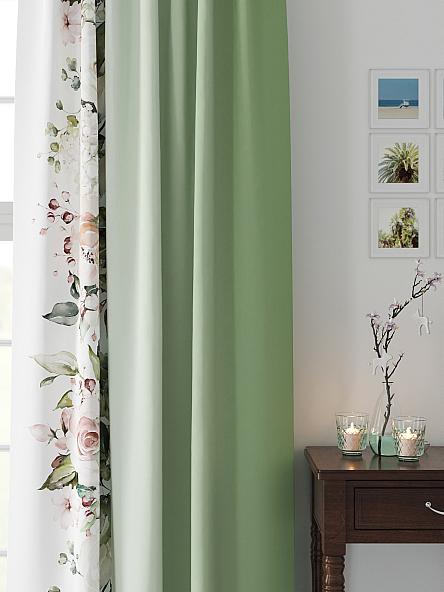 Комплект штор Миролинс (зеленый) - фото 2