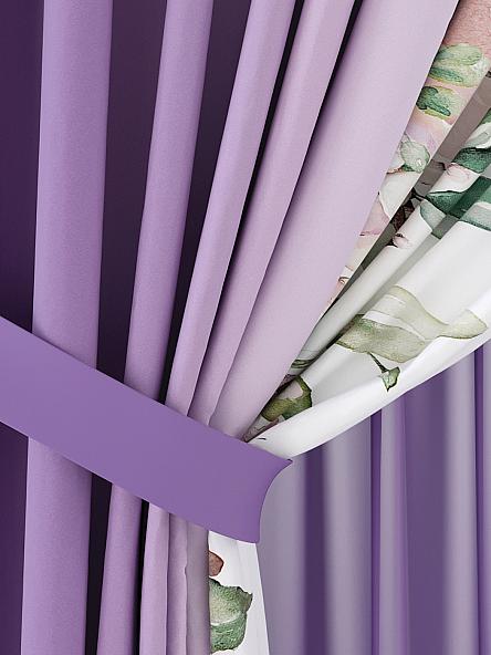 Комплект штор Миролинс (фиолетовый) - фото 3