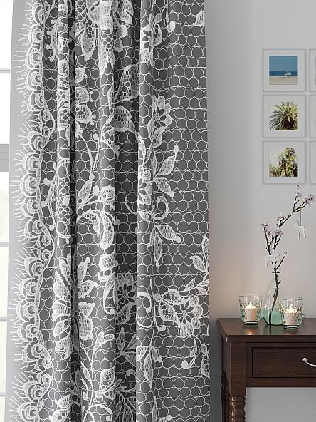 Комплект штор Алькипи (серый) - фото 2