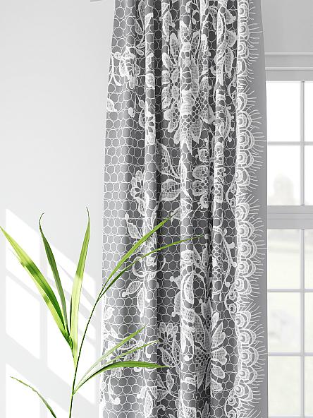 Комплект штор Алькипи (серый) - фото 3