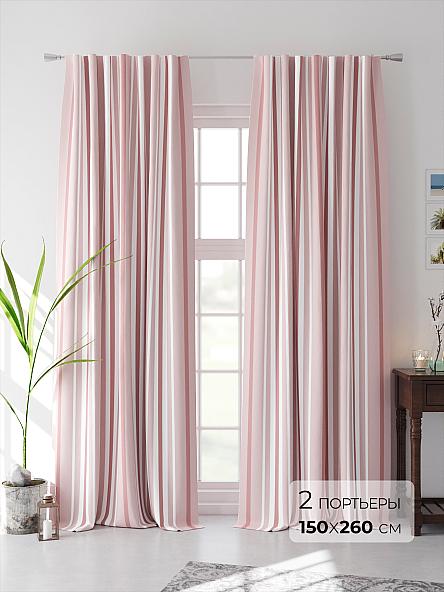 Комплект штор Роулинс (розовый)