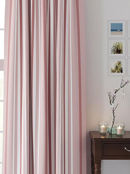 Комплект штор Роулинс (розовый) - фото 2