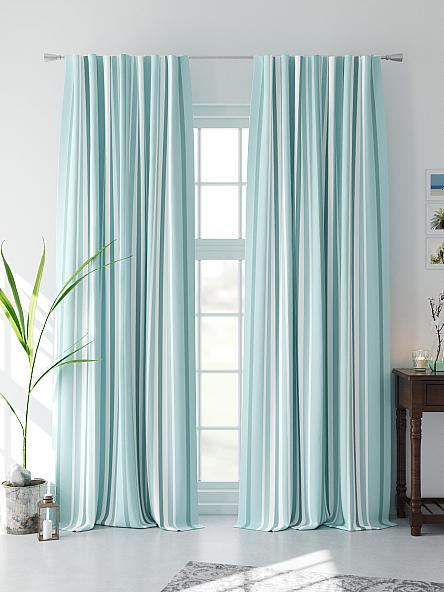 Комплект штор Роулинс (бирюзовый) - фото 4