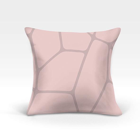 Декоративная подушка Приал-О (розово-пепельный)