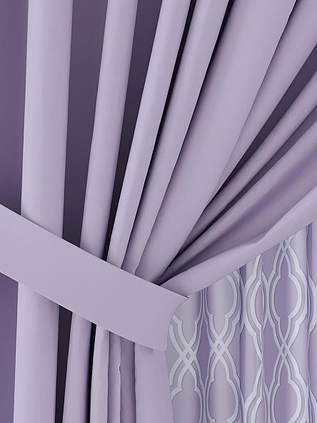 Комплект штор Авиторис (фиолетовый) - фото 3