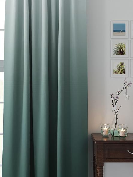 Комплект штор Иланиз (изумрудный) - фото 2